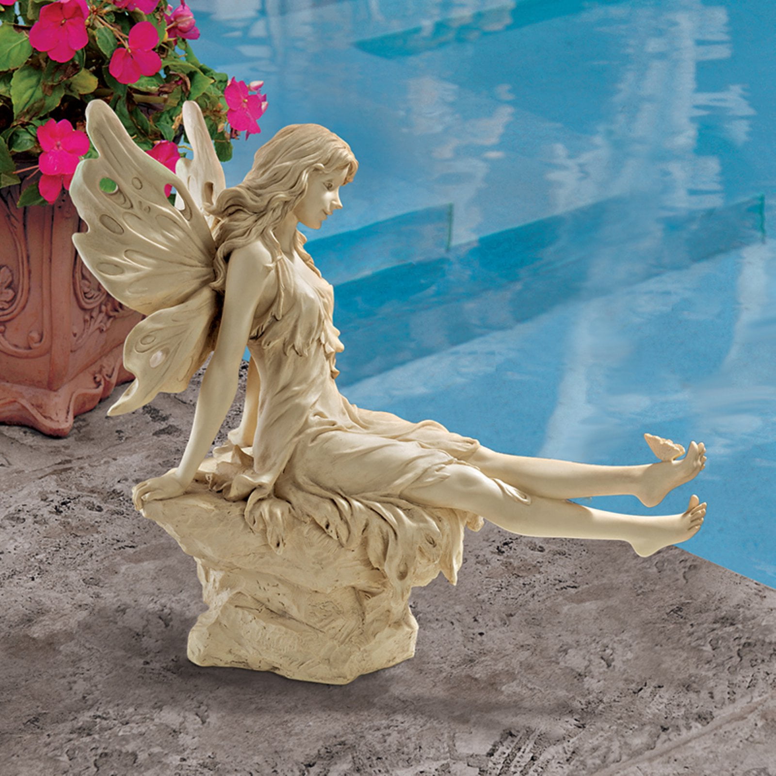 Design Toscano Twinkle Toes Fairy Statue - Walmart.com - Walmart.com