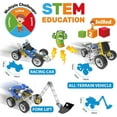 thumbnail image 1 of Motorized STEM Toys For 7-10 Year Old Boys & Girls, 5 in 1 Building Blocks Multilevel Challenges Toys For Kids, Educational Construction Learning Toys, 3d Puzzles, Ideal Christmas Birthday Gift, 1 of 6