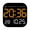 orange, variant on Date Large Remote Control Digital Temperature Adjust Alarm Clock Countdown Display Timing As Shown In The Figure