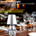 thumbnail image 4 of Golden Man Table Lamp | Fun Table Lamp Night Light Thinkers Lamp Art Decor | Decorative Sculpture Home Ornament Table Lamp, 4 of 7