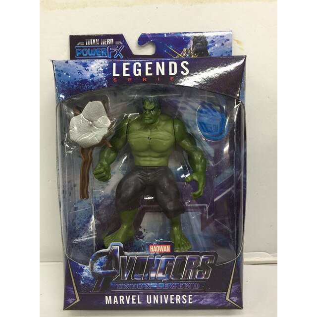 Nuevo Marvel Avengers 4 Endgame figura de acción superhéroe services.com America Iron Man Hulk Thor Smile película de anime zhangmengya LED