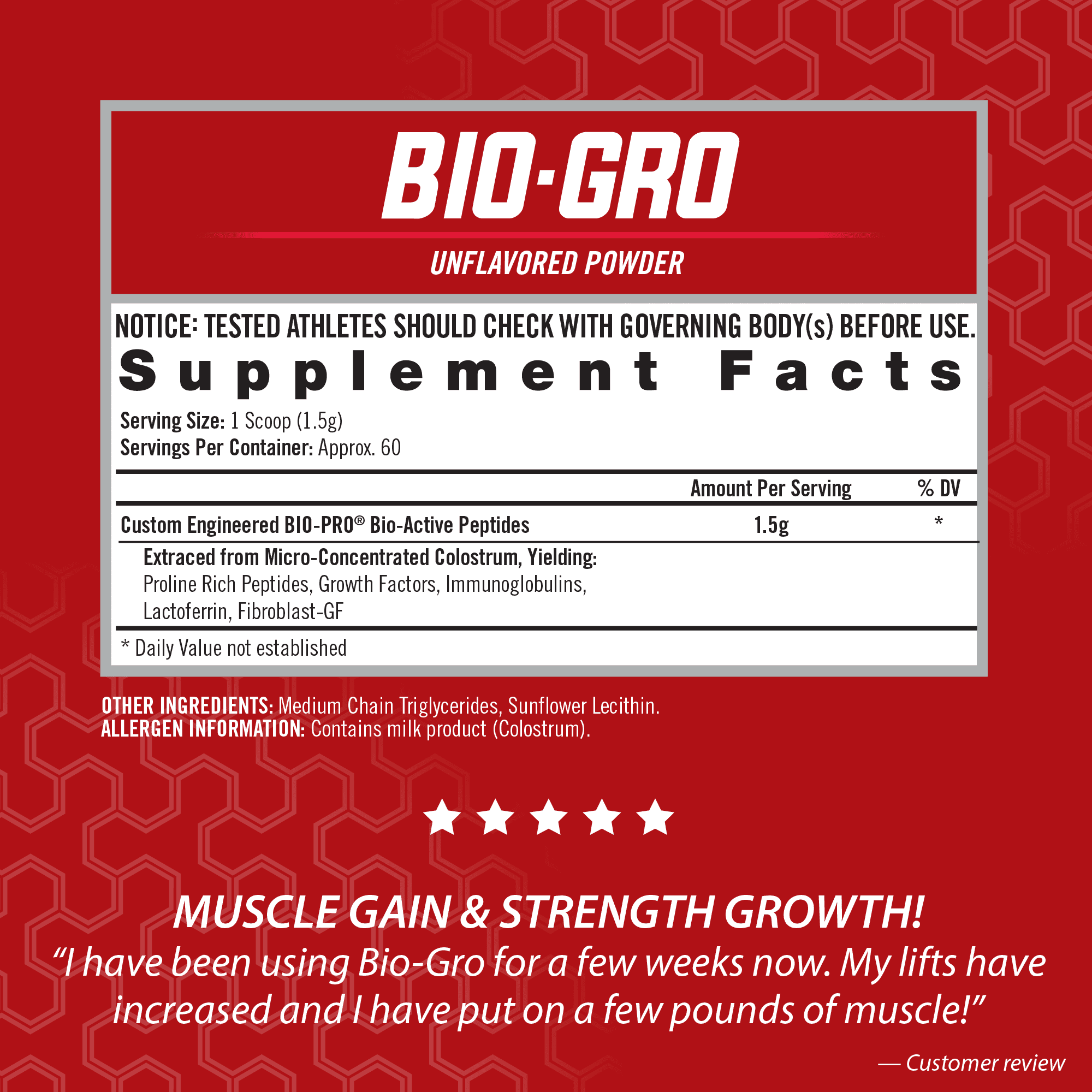 Isatori Bio-Gro, Protein Synthesis Amplifier, Unflavored, 3.7 oz (90 g)