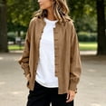 thumbnail image 5 of Vetsdori Womens Square Neck Button up Shirts Long Sleeve Cotton Linen Solid Color Casual, 5 of 8