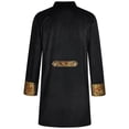 thumbnail image 4 of Mens Gothic Victorian Coat Medieval Steampunk Tailcoat 18th Century Regency Vintage Jacket, 4 of 9