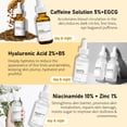 thumbnail image 3 of Set de sérum KIUORET Antienvejecimiento con cafeína y niacinamida hialurónica, 3 of 9