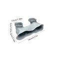 thumbnail image 2 of Aquarium Under Gravel Tunnel Decor, Gray Fish Shrimp Hideout Cave, 5.5 Inch Plastic Shelter for Stress Relief, 2 of 3