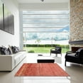 thumbnail image 7 of Ahgly Company Machine Washable Indoor Rectangle Contemporary Fire Engine Red Area Rugs, 5' x 7', 7 of 7