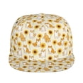 thumbnail image 2 of Haiem Shiba Inu Sunflower Classic Snapback Cap Flat Bill Hat Baseball Cap Adjustable Size Cotton Dad Hat, 2 of 9