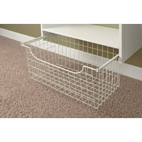Easy Track 1312 12" Wire Basket - White