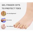 thumbnail image 3 of HUSERYT 5pcs Fabric Toe Separator Finger Protector Applicator Corn Callus Remover Bunion Corrector Pedicure Tools Pain Relief Tube Foot Care, 3 of 5
