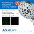 thumbnail image 3 of Hotel Spa Aquacare Cabezal de ducha de mano de alta presión con 8 modos - Boquillas antiobstrucción Lavado a presión incorporado para limpiar los azulejos de la bañera y las mascotas Extra largo 6 pie, 3 of 8