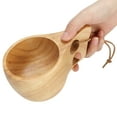 thumbnail image 2 of Coupe en Bois Portable Design Rétro, Tasse à Café, Gifr pour les Amis Cuisine Maison, 2 of 8