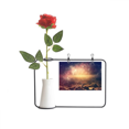 thumbnail image 1 of Patrón oro nebulosa cósmica espacio Botella de decoración de jarrones colgantes de flores rosas artificiales, 1 of 3