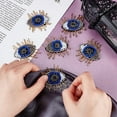 thumbnail image 3 of 6 Pcs Beaded Patches for Clothes Purple Sequined Patch Sew on Rhinestone Beaded Applique for Clothes Jackets Jeans Bags Embroidery Garment Accessory Colorful, 3 of 6