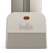 bella Flip-n-Store Belgian Waffle Maker with EverGood™ Ceramic Nonstick Coating, Power Indicator Light & Cool-Touch Handle, Oatmilk