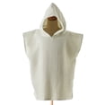 thumbnail image 2 of Agkizg Kids Hooded Beach Robe Solid Color Absorbent Sleeveless for Boys Girls Summer Outdoor, 2 of 4