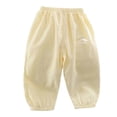 thumbnail image 4 of Splozh Boys Active Pants 6 12 18 24 Months 3T 4T 5T Baby Toddler Pants Summer Thin Comfortable Breathable Casual Pants,Beige,6-12 Months, 4 of 4