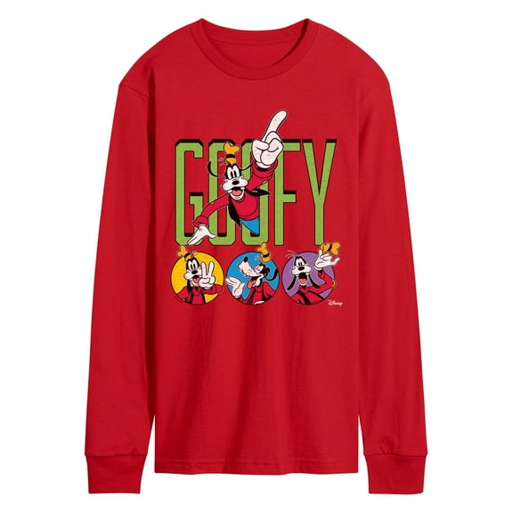 Disney - Goofy - Men's Long Sleeve Graphic T-Shirt