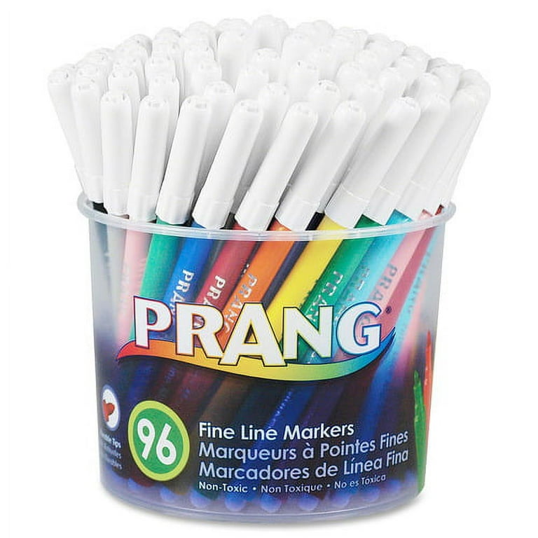 Prang Fine Line Markers - Fine Marker Point - 2 mm Marker Point Size - Assorted - 24 / Set Prang Fine Line Markers - Fine Marker Point - 2 mm Marker Point Size - Assorted - 24 / Set