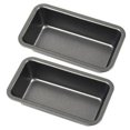 thumbnail image 1 of 2Pcs Bread Pans for Baking Nonstick Carbon Steel Loaf Pan Tray Toast Mold Cake Loaf Pastry Toast Box Baking Pan Bakeware, 1 of 9