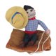 thumbnail image 1 of Disfraz de vaquero para perro mascota, ropa divertida de caballero para montar, ropa de Cosplay (XL), 1 of 12