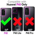 thumbnail image 2 of Phone Case IBAOLE P40 with Tempered Glass Screen Protector Cover and Stand Kickstand Hard Rugged Hybrid Protective Cell Accessories Hawaii P 40 Cases Rubber Silicone Soft TPU Protection Black BlueBlue, 2 of 7