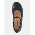 thumbnail image 3 of Wonder Nation Girls Bow Ballet Dress Shoes, 3 of 6