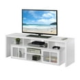 thumbnail image 2 of Lexington 60 inch TV Stand with Storage Cabinets and Shelves, White, 2 of 5