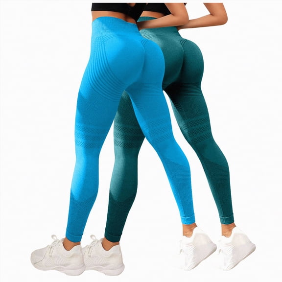 Yindaity Women'S Leggings No Front Seam High Waisted Workout Leggings for Women Buttery Soft Yoga Pants Gym Athletic Tights(Sky Blue,XL)