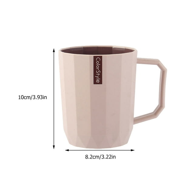 2PCS Travel Washing Toothbrush Cup Creative Household Washing Cup Student Plastic Toothbrush Cup Stylish Tooth-brushing Cup for Kid Student Trip Home