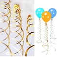 thumbnail image 5 of Paquete de 30 guirnaldas en espiral colgantes con decoración de remolino de papel de aluminio, decoración de fiesta, 5 of 5