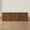 Walnut, variant on CHIC HOUSE 3-Piece Entertainment Center with 9 Drawers, 95" Extra Long Modular Dresser TV Stand for TVs up to 100", Modern Fluted Wood Media Console Storage Cabinet for Living Room, Bedroom, Black