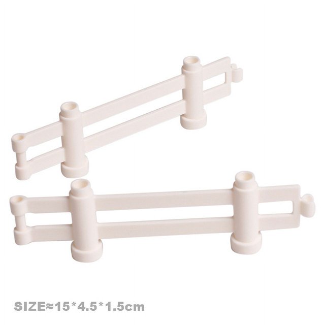 Big Size Building Blocks House Structure Parts Pillar Fence Bridge Column Assemble Bricks Educational Toys For Children Gift