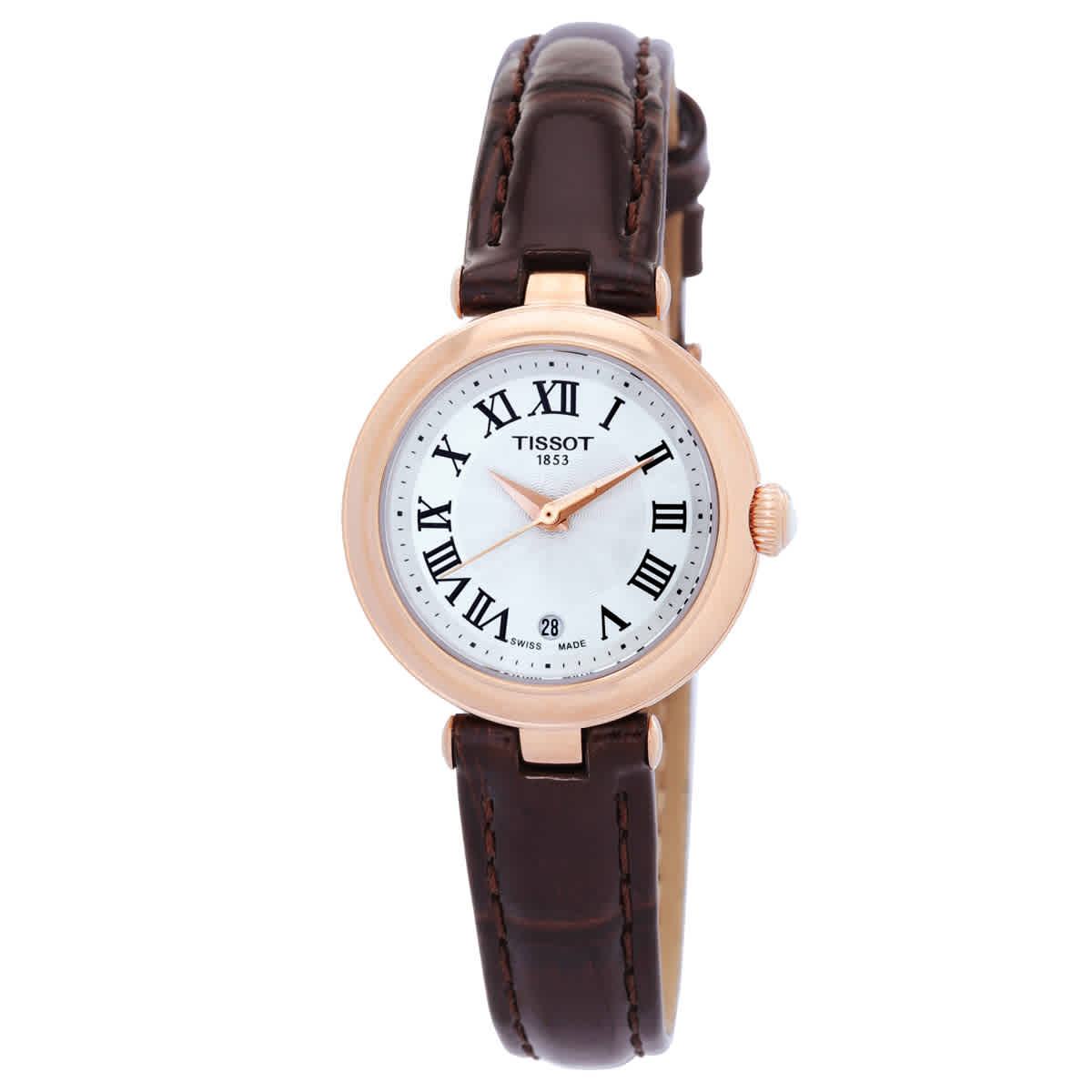 Tissot Heritage Porto Mechanical White Dial Leather Strap 