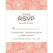 Simply Floral Standard RSVP