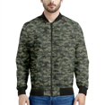 thumbnail image 2 of Chaqueta con estampado 3D de camuflaje de mosaico para hombre, sudadera deportiva con gráfico de camuflaje, camisetas para niños, abrigos de bombardero con cremallera de calle de manga larga, 2 of 5