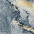 thumbnail image 4 of HomeRoots 618503 5 x 8 ft. Graphite & Gold Abstract Washable Indoor & Outdoor Rectangle Area Rug, 4 of 5