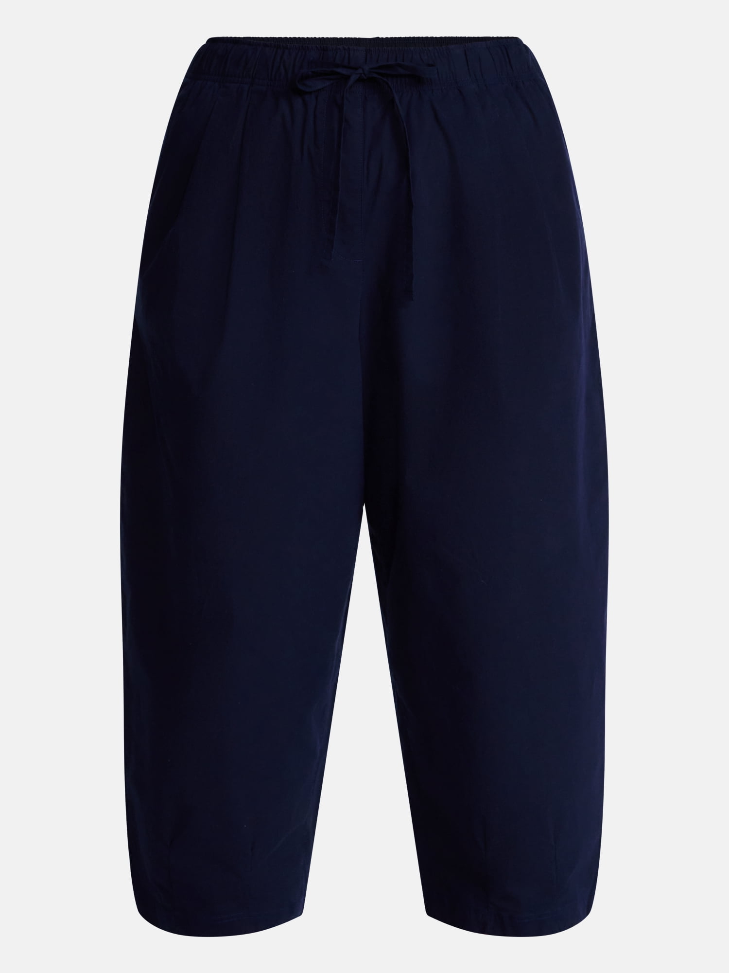 Terra & Sky Women's Plus Cropped Barrel Drawstring Pants, Sizes- 0X-5X