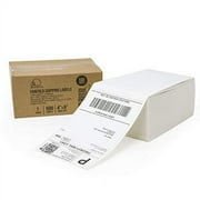 Buhbo 4x6 Direct Thermal Shipping Label (500 Fanfold Labels)