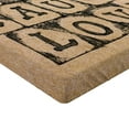 thumbnail image 2 of Ambesonne Live Laugh Love Fitted Sheet, Grungy Vintage, Twin XL Size, Black Pale Brown, 2 of 3