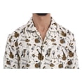 thumbnail image 4 of Dolce & Gabbana White Silk JAZZ Motive Print Shirt, 4 of 9
