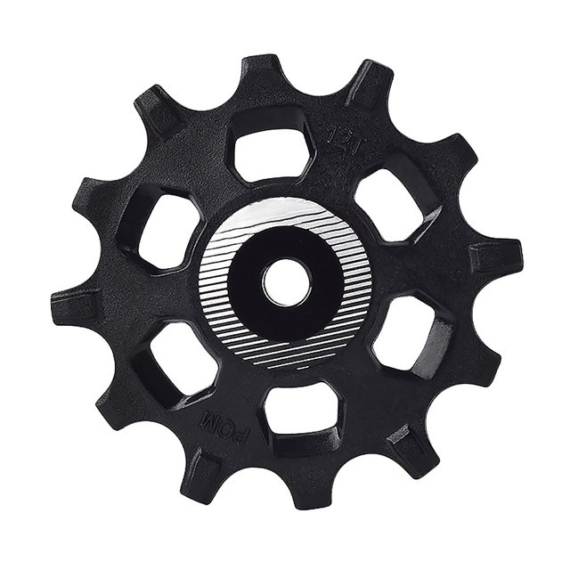 Eigraketly Desviador trasero de bicicleta, polea de aleación de aluminio, guía de dientes, rueda de rodamiento de cerámica MTB, piezas Type3 NO3