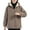 C-Coffee562, variant on Womens Hooded Fuzzy Coat Thickened Loose Fit Solid Color Zipper Hoodies Soft Autumn Winter Cozy Coat