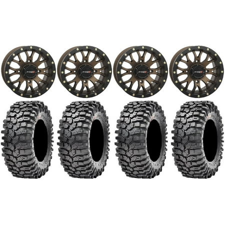 System 3 ST-3 Bronze 14 Wheels 32 Roxxzilla 396 Tires Polaris RZR XP 1000 / PRO XP / Ranger XP 900/1000 System 3 ST-3 Bronze 14 Wheels 32 Roxxzilla 396 Tires Polaris RZR XP 1000 / PRO XP / Ranger XP 900/1000