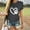 Grey, variant on Pisexur Valentines Day T-shirt Top Fashion Woman Causal Round Neck Printing Blouse Short Sleeve T-Shirt Summer Tops