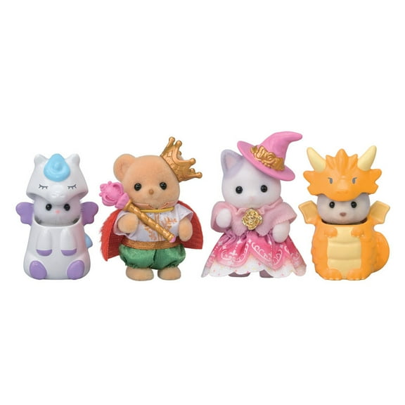 Calico Critters Fantastical Fairytale Friends Set, 4 Collectible Doll Figures with Accessories