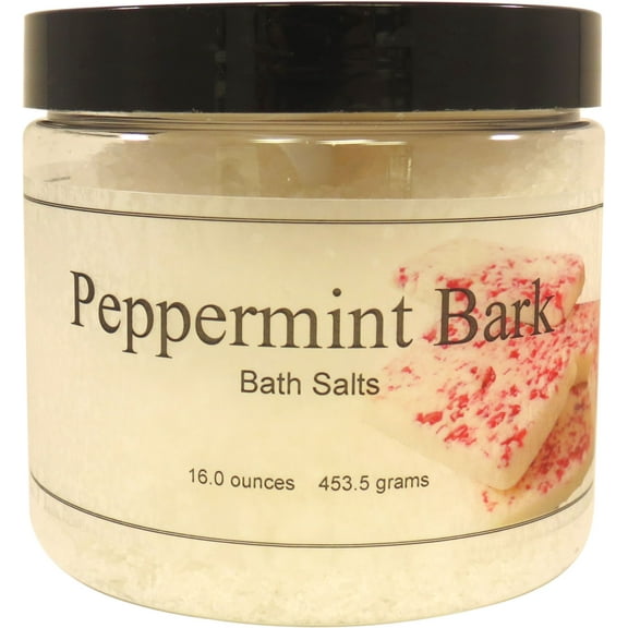 Peppermint Bark Bath Salts by Eclectic Lady, 16 ounces