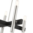 thumbnail image 4 of Livex Lighting - Helsinki - 4 Light Chandelier in Mid Century Modern Style - 24, 4 of 9