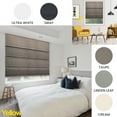 thumbnail image 6 of Yellow Blinds Cordless Light Filtering Roman Shade, Riverside Dark Elm - 47"W X 72"H, 6 of 8