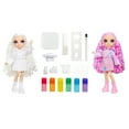 thumbnail image 3 of Rainbow High Watercolor & Create Fashion DIY Doll with Washable Watercolors + Tie-Dye Kit, Purple Eyes, Curled Hair, Top & Shoes, 4-12+, 3 of 9